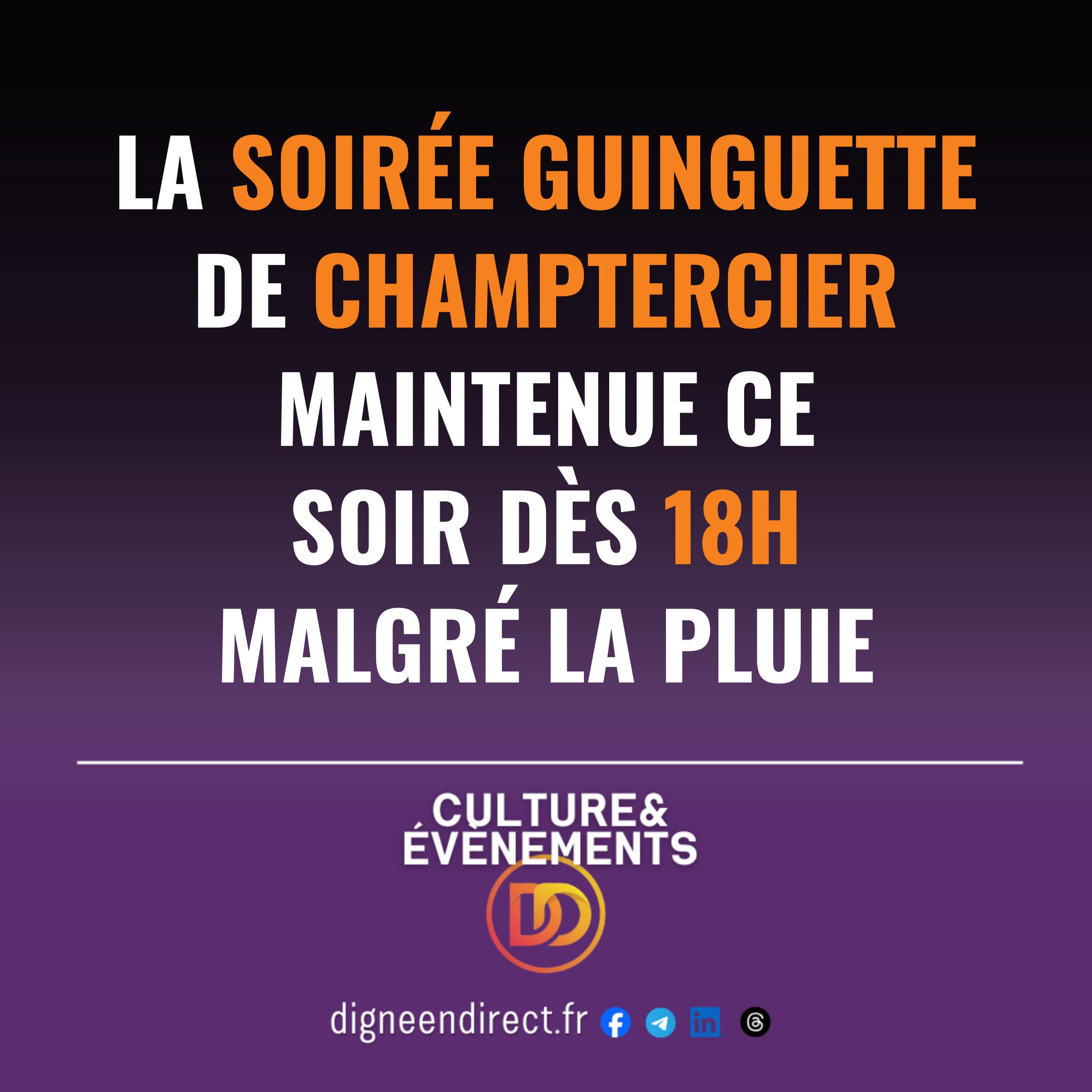 Burgers, frites et bonne ambiance au programme ! ☀️ La météo s&rsquo;améliore sur Champtercier.