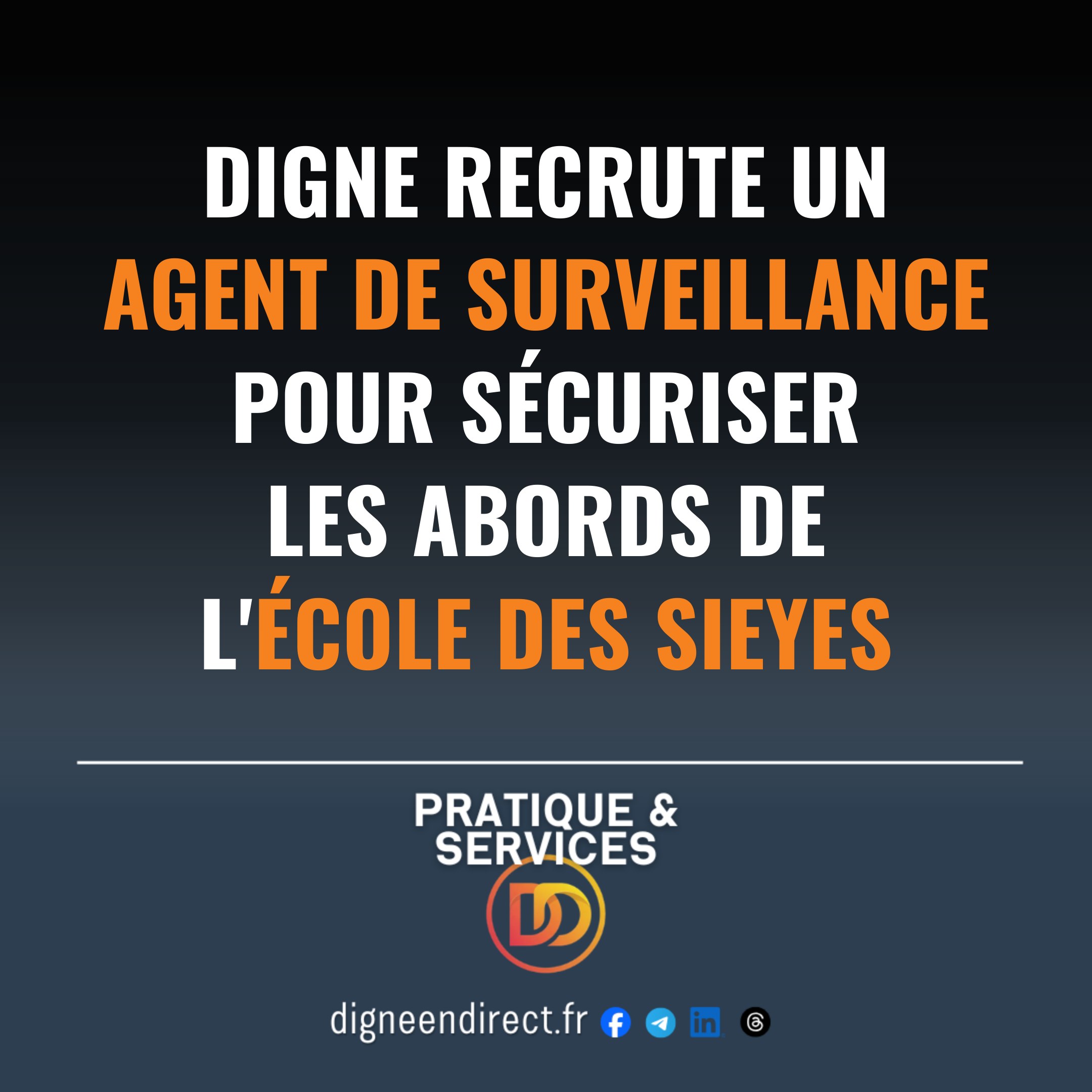 La mairie cherche quelqu&rsquo;un pour veiller à la sécurité des enfants à l&rsquo;arrivée et au départ de l&rsquo;école.