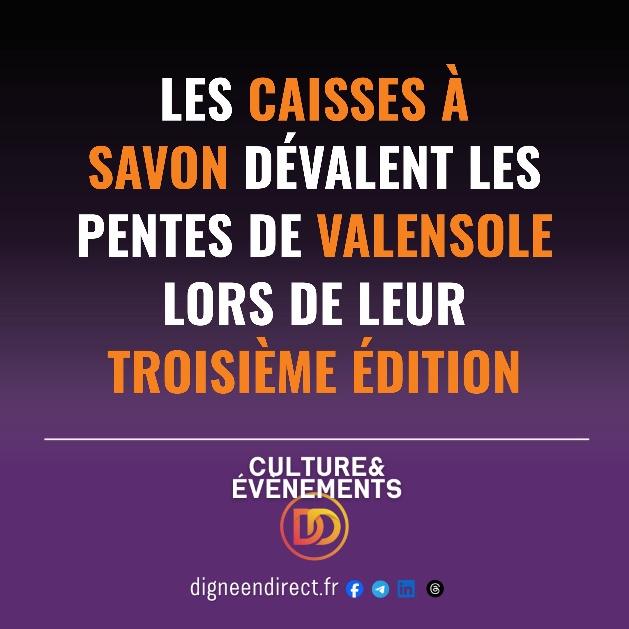 Dimanche 16 août, Valensole a vibré au rythme des bolides folkloriques : la troisième édition de sa course de caisses à savon a attiré participants et spectateurs.