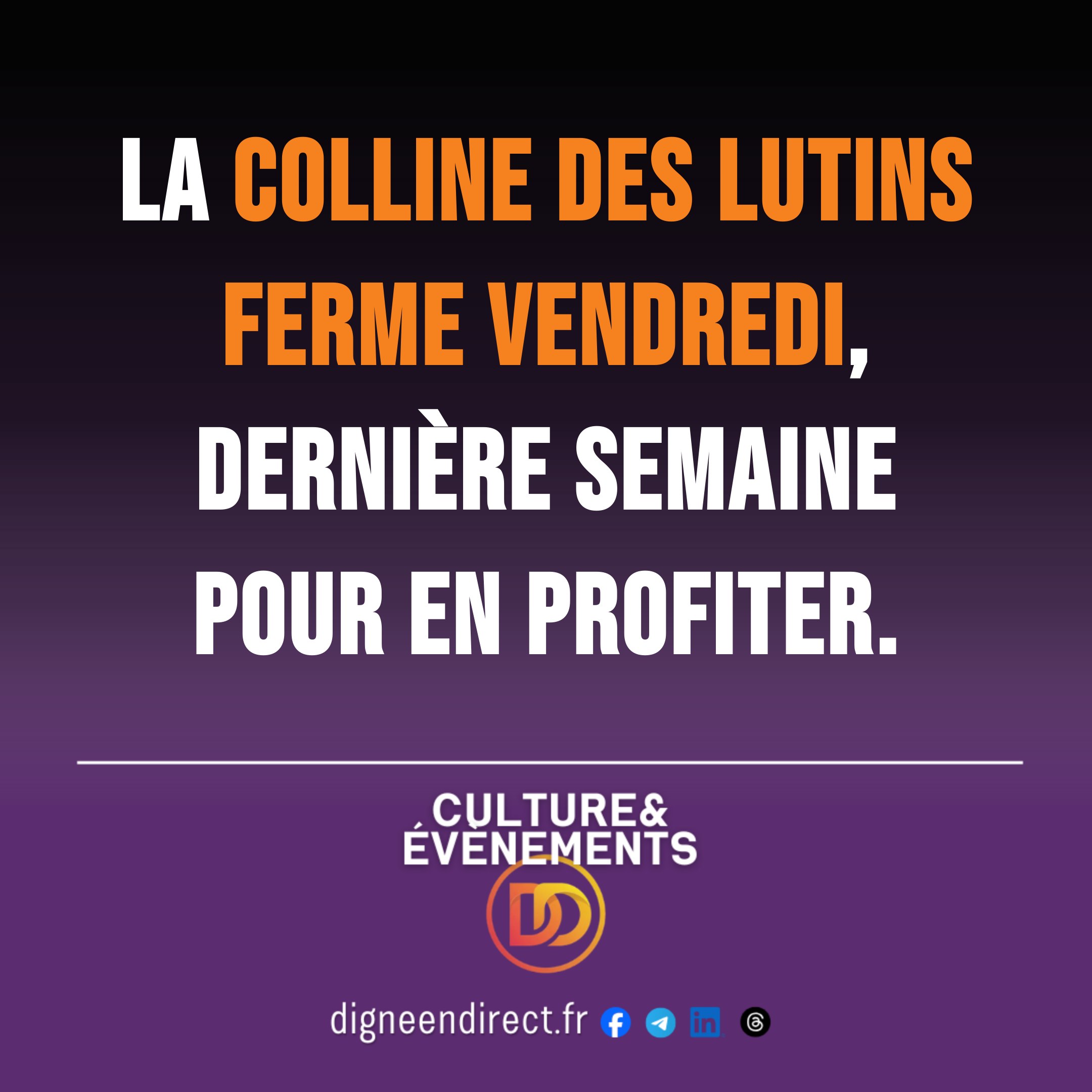 Entrée et allées du parc animalier la colline des lutins au Vernet, près de Digne-les-Bains, fermant pour l'été.