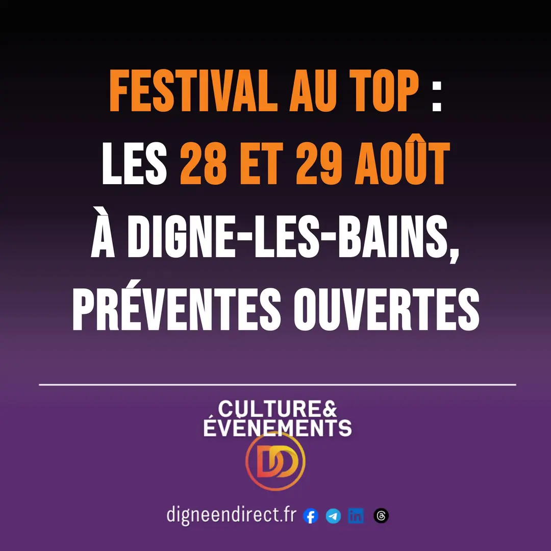 Festival au Top à Digne-les-Bains, scène musicale et spectacles en août au tiers-lieu culturel LE TOP boulevard Gassendi.
