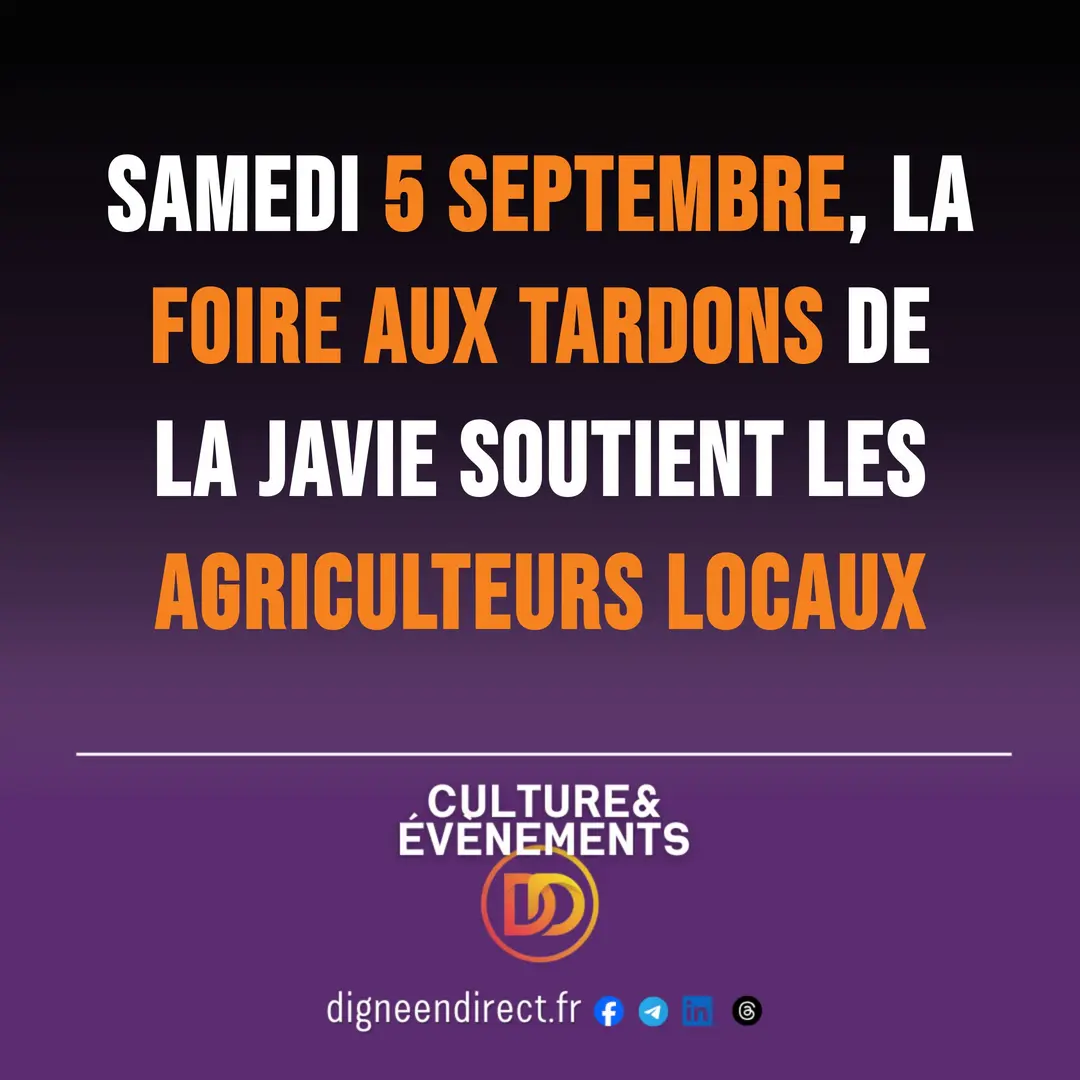 Foire aux Tardons La Javie avec producteurs et agriculteurs locaux du bassin dignois