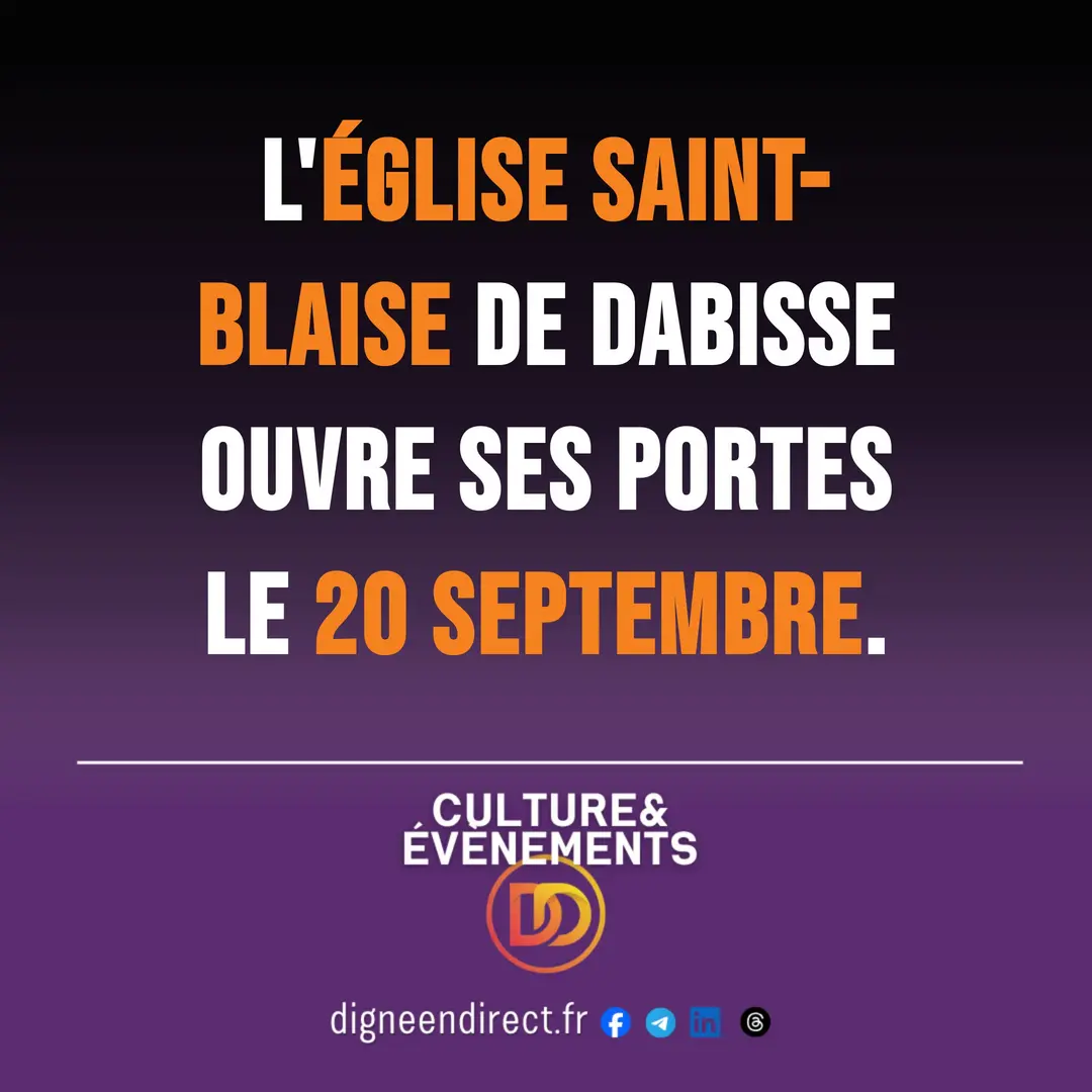 Vitraux restaurés de l'église Saint-Blaise de Dabisse, exposition des travaux de restauration réalisés entre 2022 et 2025.
