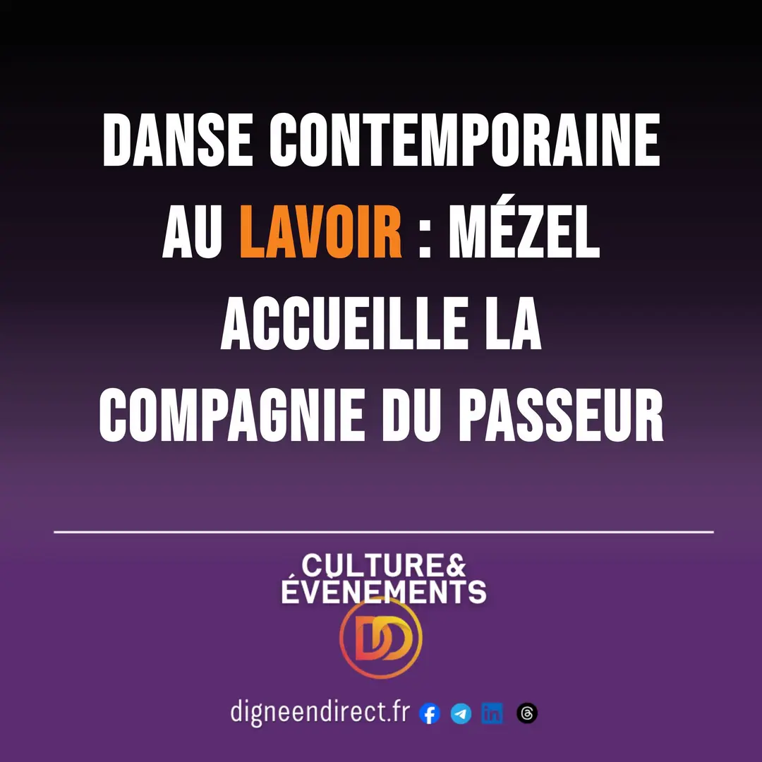 Danse contemporaine au lavoir : Mézel accueille la Compagnie du Passeur
