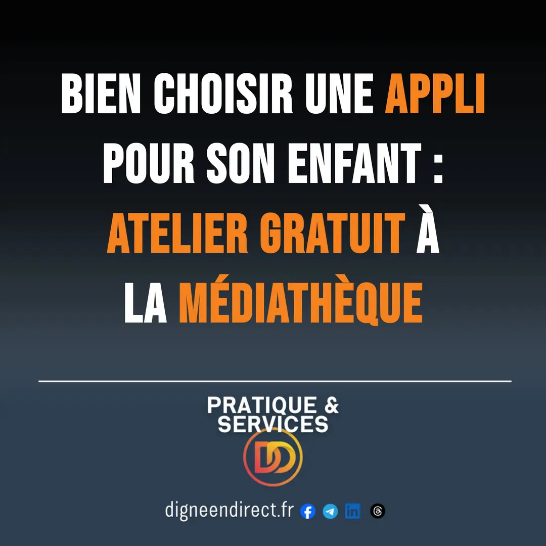 Bien choisir une appli pour son enfant : atelier gratuit à la Médiathèque
