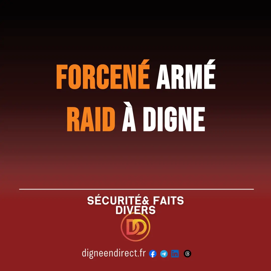 Un homme retranche avec un fusil à Digne-les-Bains, le Raid intervient pour le neutraliser