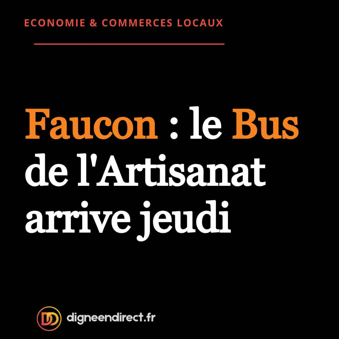 Le Bus de l&rsquo;Artisanat s&rsquo;arrête à Faucon de Barcelonnette jeudi 24 septembre