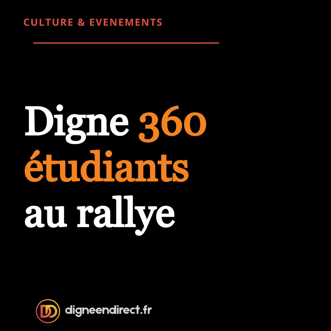 360 étudiants au rallye de Digne-les-Bains pour découvrir la ville et ses ressources